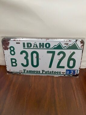 Idaho License Plate